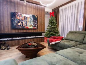 Zona d'estar a BOROVI PREMIUM wellness&spa