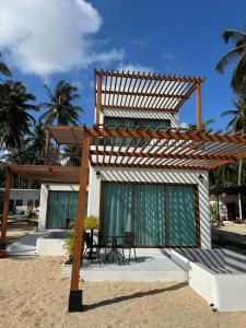 Das Gebäude in dem sich das Resort befindet