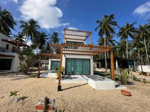 Das Gebäude in dem sich das Resort befindet