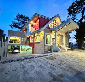 a rendering of a house with a driveway at Lee Boutique Hotel Baguio in Baguio