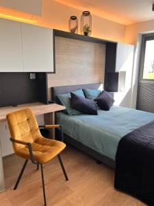 Postel nebo postele na pokoji v ubytování Inova GuesthouseHotel