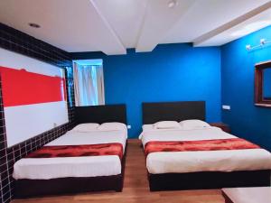 Postel nebo postele na pokoji v ubytování HOTEL YTS