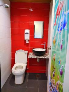Koupelna v ubytování HOTEL YTS