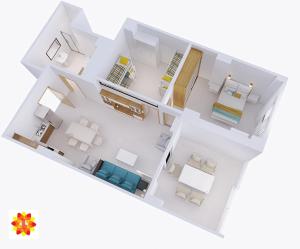 Planimetria di Ionian Sea View Apartment
