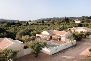 an aerial view of a house at Nono's Fioro Premium Houses, By TK Property Management in Gaïtánion