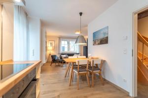 Posezení v ubytování Ferienhaus "Am Kiefernwäldchen"