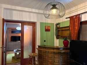 TV o dispositivi per l'intrattenimento presso Jordan Apartman