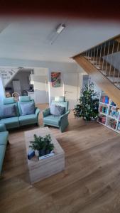 Posezení v ubytování Ferienwohnung bei Natie