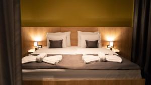 HA Hotel Mostar客房内的一张或多张床位