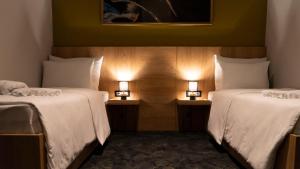 HA Hotel Mostar客房内的一张或多张床位