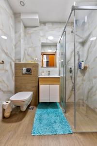 Koupelna v ubytování Mans lux 8 Apartman