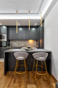 Kuchyň nebo kuchyňský kout v ubytování Mans lux 8 Apartman