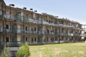 Budova, kde se aparthotel nachází