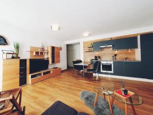 Kuchyňa alebo kuchynka v ubytovaní Ferienwohnung Glockenblume