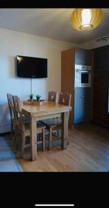 Kuchyň nebo kuchyňský kout v ubytování Appartement-Châtel / Apartment-Châtel-resort