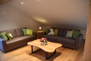 Posezení v ubytování Ferienwohnung beim Hainz