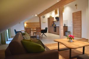 Posezení v ubytování Ferienwohnung beim Hainz