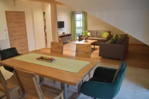 Posezení v ubytování Ferienwohnung beim Hainz
