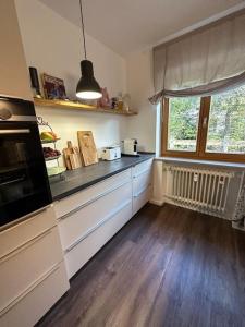 Kuchyň nebo kuchyňský kout v ubytování Ferienwohnung Bergrausch + 22 fotografií