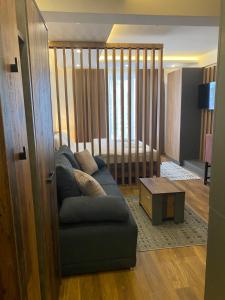 a living room with a couch and a bed at VortexLux in Kopaonik