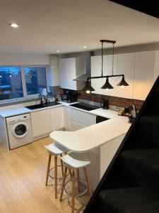 Dapur atau dapur kecil di Hempshill Lane holiday home