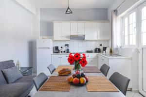 Kuchyň nebo kuchyňský kout v ubytování Gosia Apartment GYM Included
