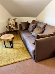 Posezení v ubytování Apartmán Bílé Labe