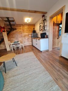 Kjøkken eller kjøkkenkrok på Zenit Chalet Sohodol-Bran