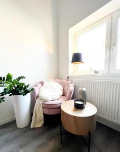 Svetainės erdvė apgyvendinimo įstaigoje APARTLOFT