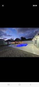 a picture of a building with a blue object at Villa hermosa in Key Largo