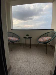 Uma varanda ou terraço em Lilyy lux