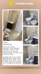 Ένα μπάνιο στο Cozy apartament Los Cristianos