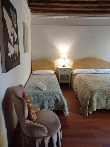 Ένα ή περισσότερα κρεβάτια σε δωμάτιο στο La Bella Venezia - ENTIRE PRIVATE APARTMENT