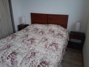 Postel nebo postele na pokoji v ubytování Lindo y acogedor departamento.
