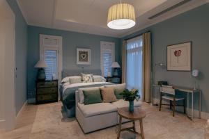 Tempat tidur dalam kamar di Rosewood Kauri Cliffs
