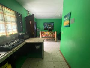 TV a/nebo společenská místnost v ubytování Las Casitas de Playa Ne gra