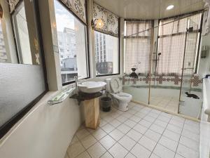 Koupelna v ubytování Zhixinyuan B&B