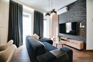 TV a/nebo společenská místnost v ubytování Laguna Beskidów Resort - Apartament A2