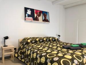 Säng eller sängar i ett rum på Loft Vicolo Lavico