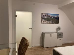 Küche/Küchenzeile in der Unterkunft Ferienwohnung Brenderweg