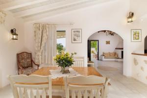 A seating area at Villa Magnolia Corfu