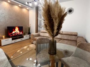 Χώρος καθιστικού στο Reset Apartman Divčibare