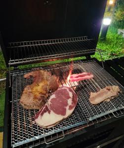 Gril dostupný pro hosty v bed and breakfast