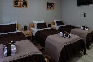 Postel nebo postele na pokoji v ubytování Smestaj & Spa Protić