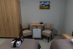 Postel nebo postele na pokoji v ubytování Smestaj & Spa Protić