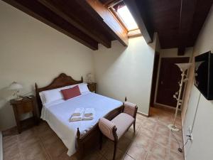 Katil atau katil-katil dalam bilik di Hotel De La Villa