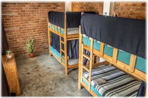 Postel nebo postele na pokoji v ubytování ATMA Hostel & Yoga