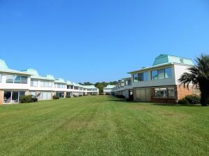 Bygningen som feriehuset ligger i