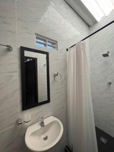 Koupelna v ubytování Apartamento Vacacional Campestre