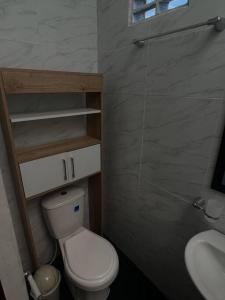 Koupelna v ubytování Apartamento Vacacional Campestre